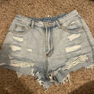 Shein shorts, barley worn
